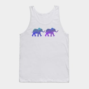 Follow the Leader (Purple and Blue) Tank Top